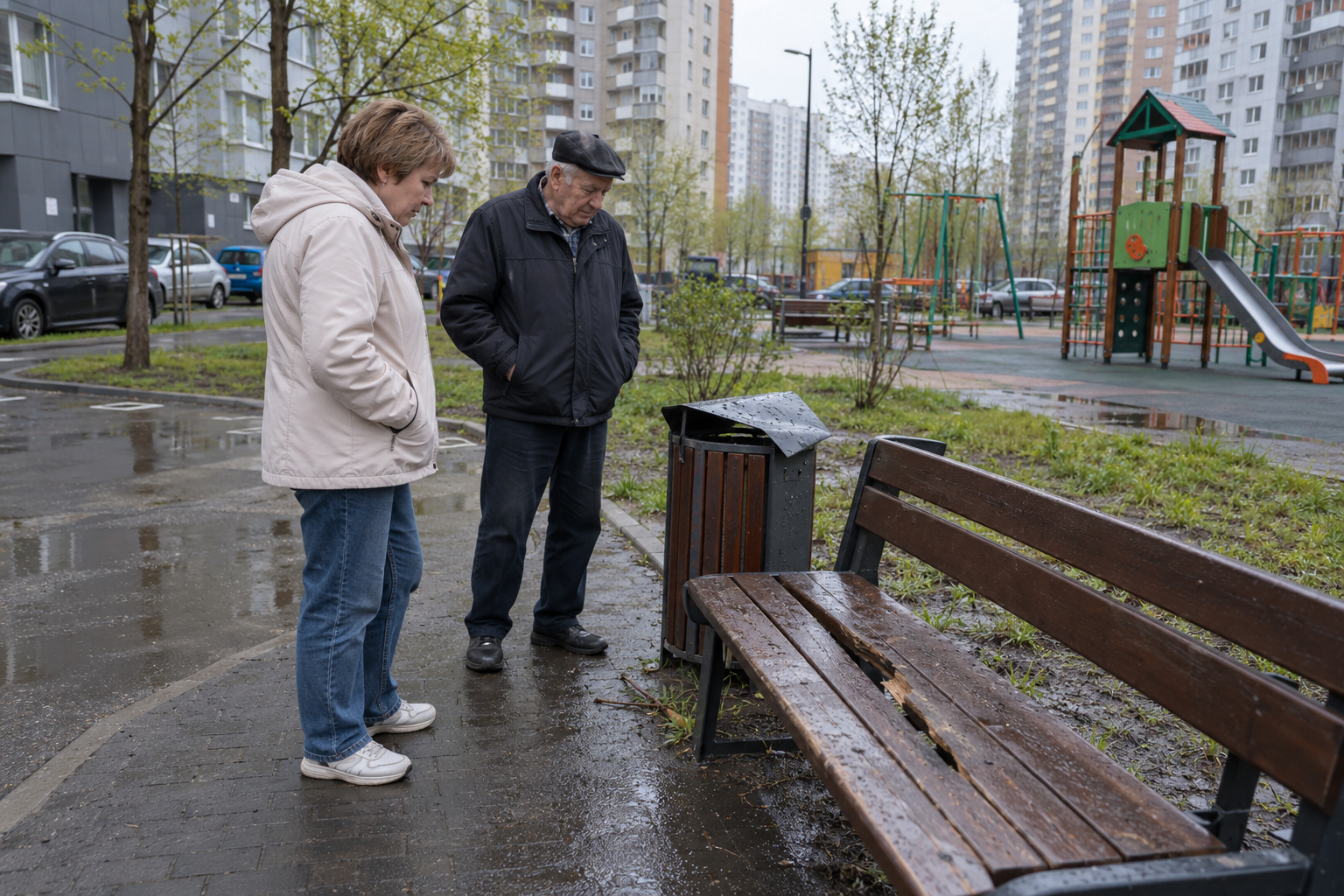 Во дворе ЖК портят площадки и оборудование: фиксация ущерба и обращение в УК