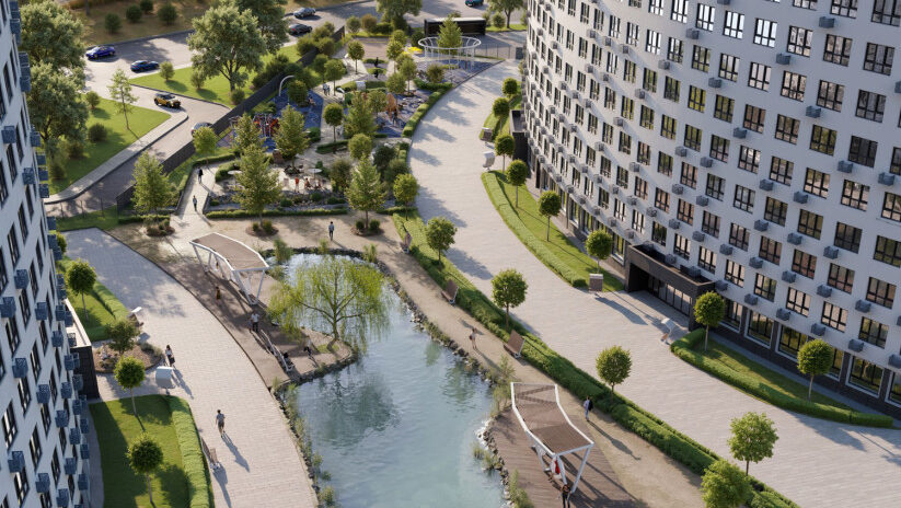 В Мурино началось строительство жилого комплекса «Аквилон RIVA»