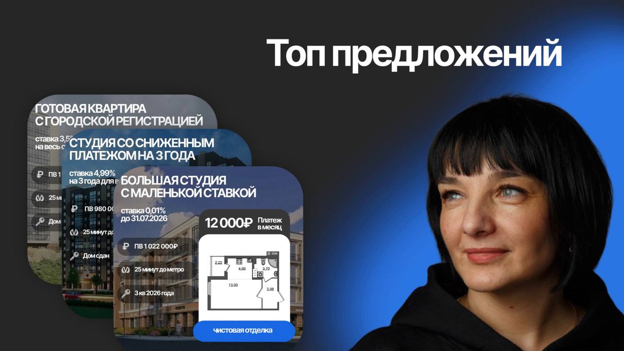Подборка предложений по квартирам в СПб за октябрь. Часть 3
