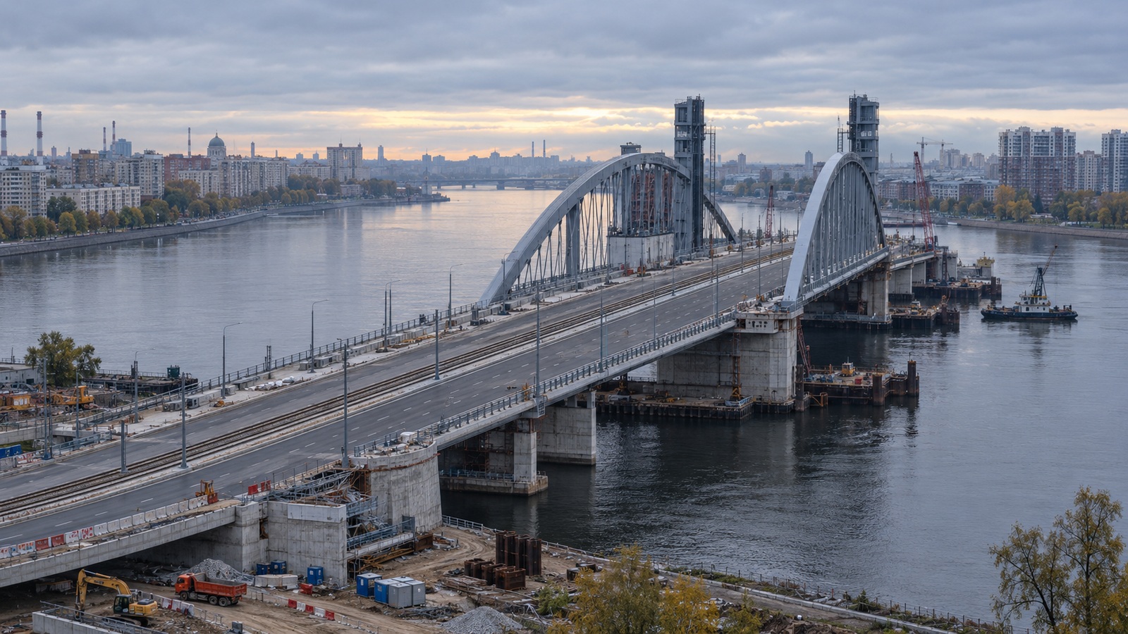 Когда откроют Большой Смоленский мост и куда он поведёт
