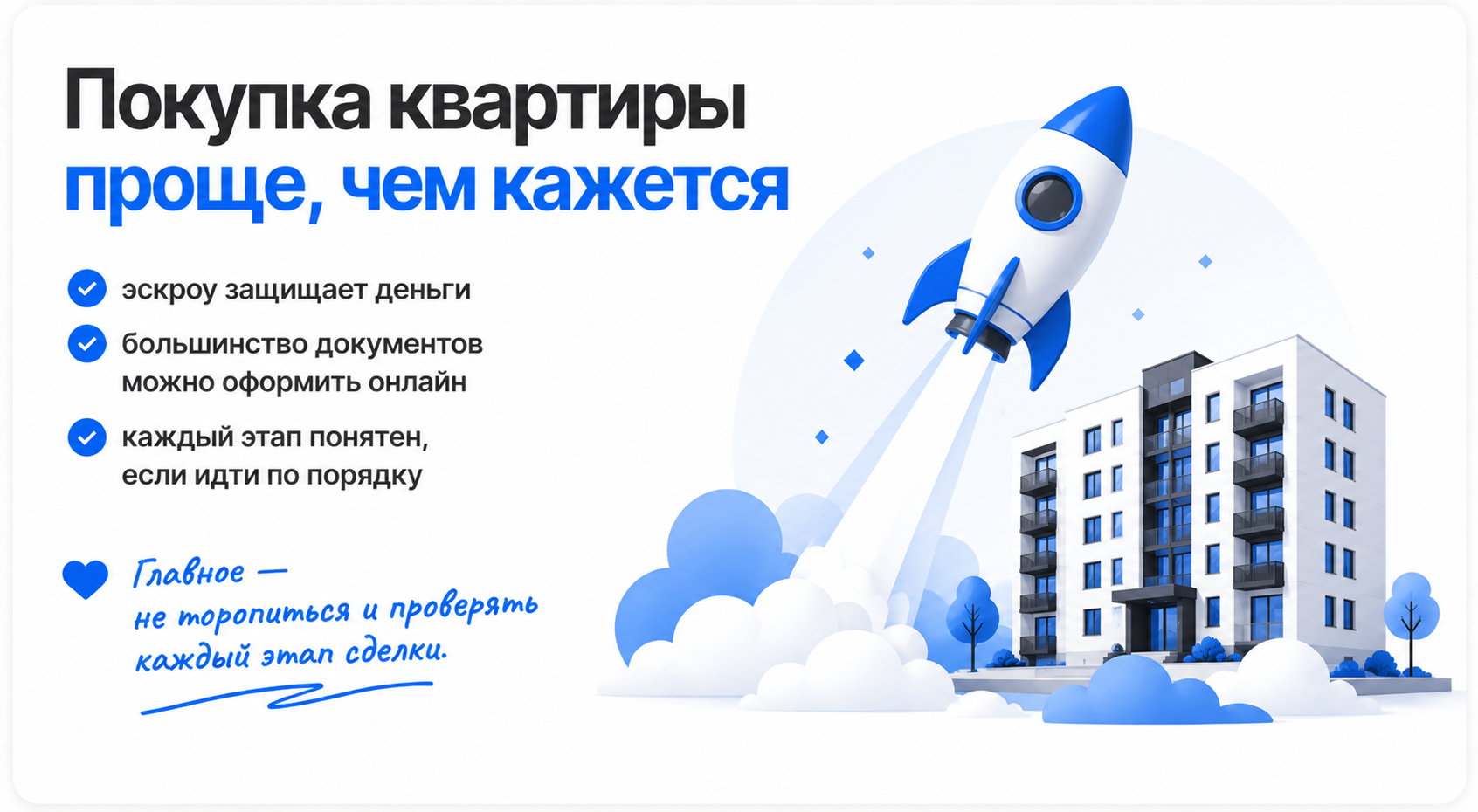 Процесс покупки квартиры в новостройке
