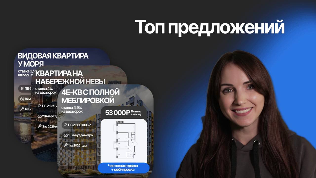 Подборка предложений по квартирам в СПб за сентябрь. Часть 4