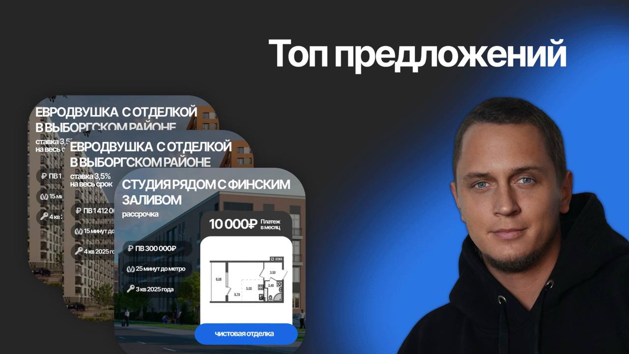 Подборка предложений по квартирам в СПб за сентябрь. Часть 5