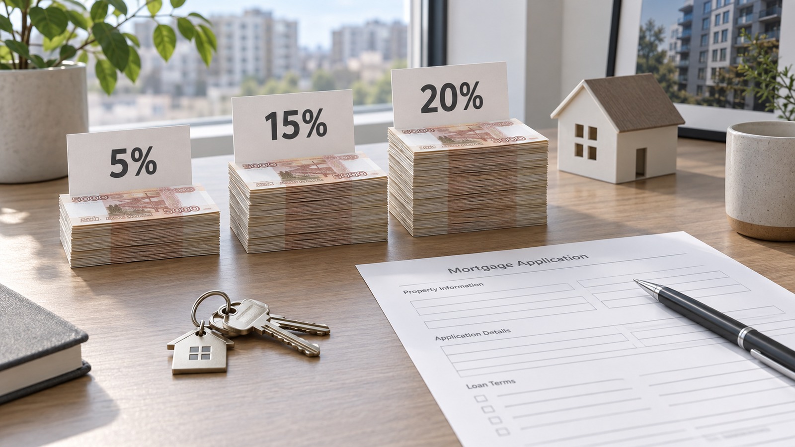 Первый взнос 5%, 15% или 20%: что меняется по факту
