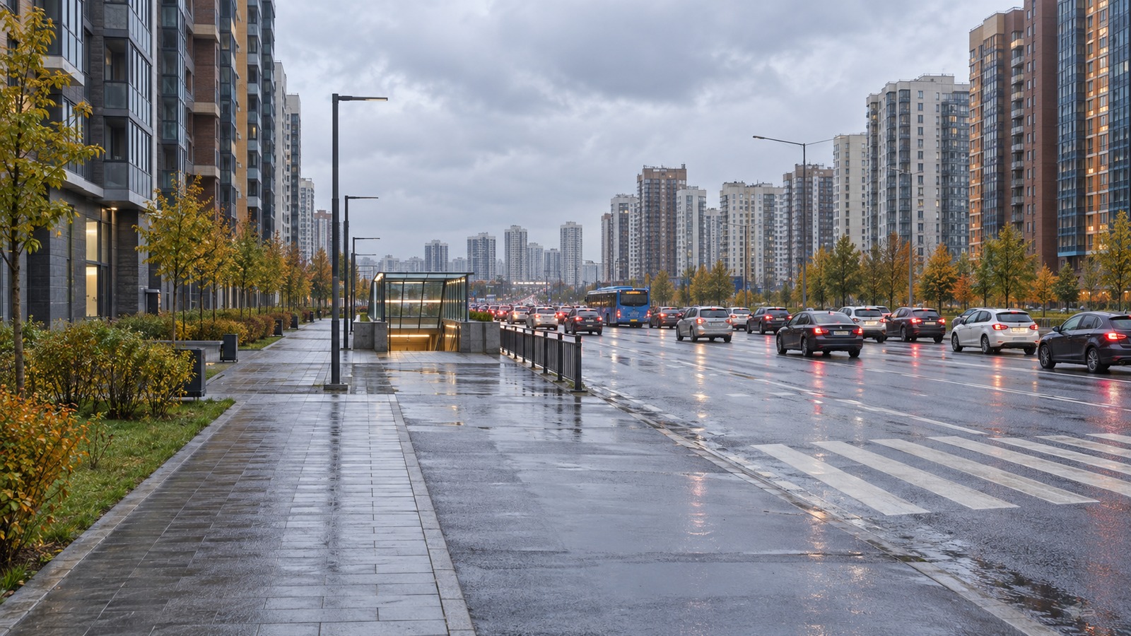 Пробки в Мурино и дорога до метро: оценка перед переездом