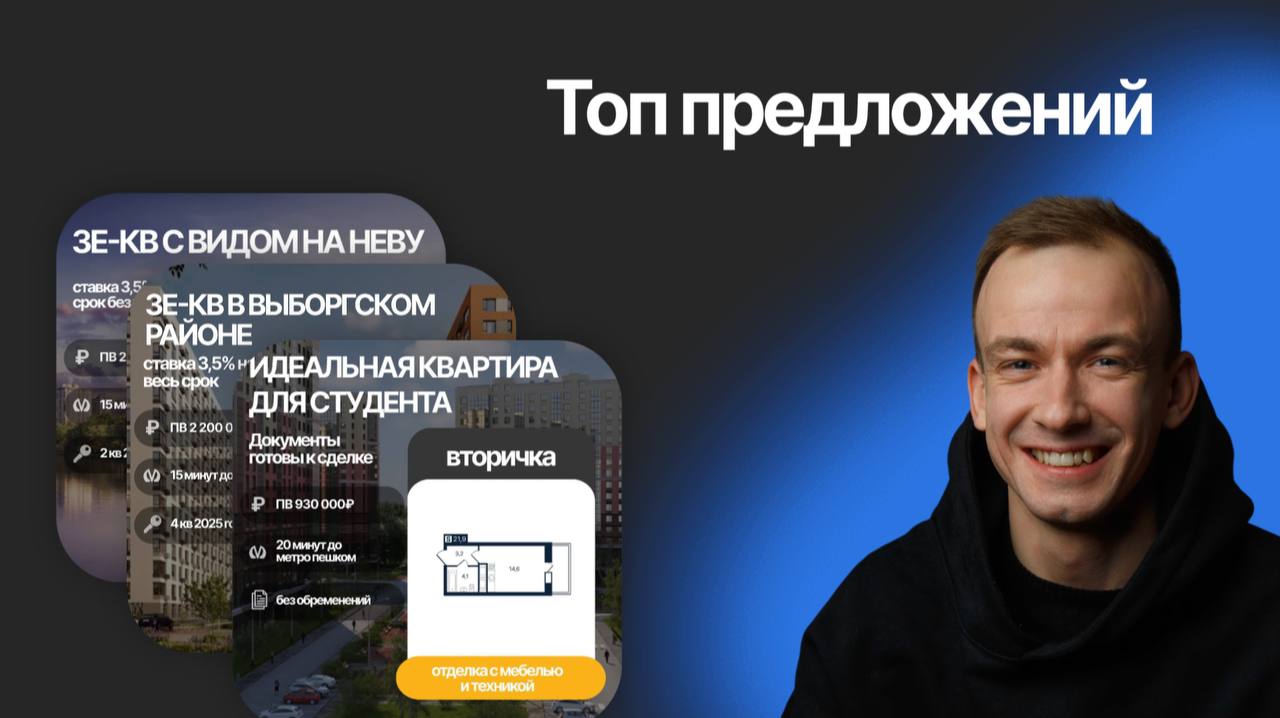 Подборка предложений по квартирам в СПб за октябрь. Часть 1