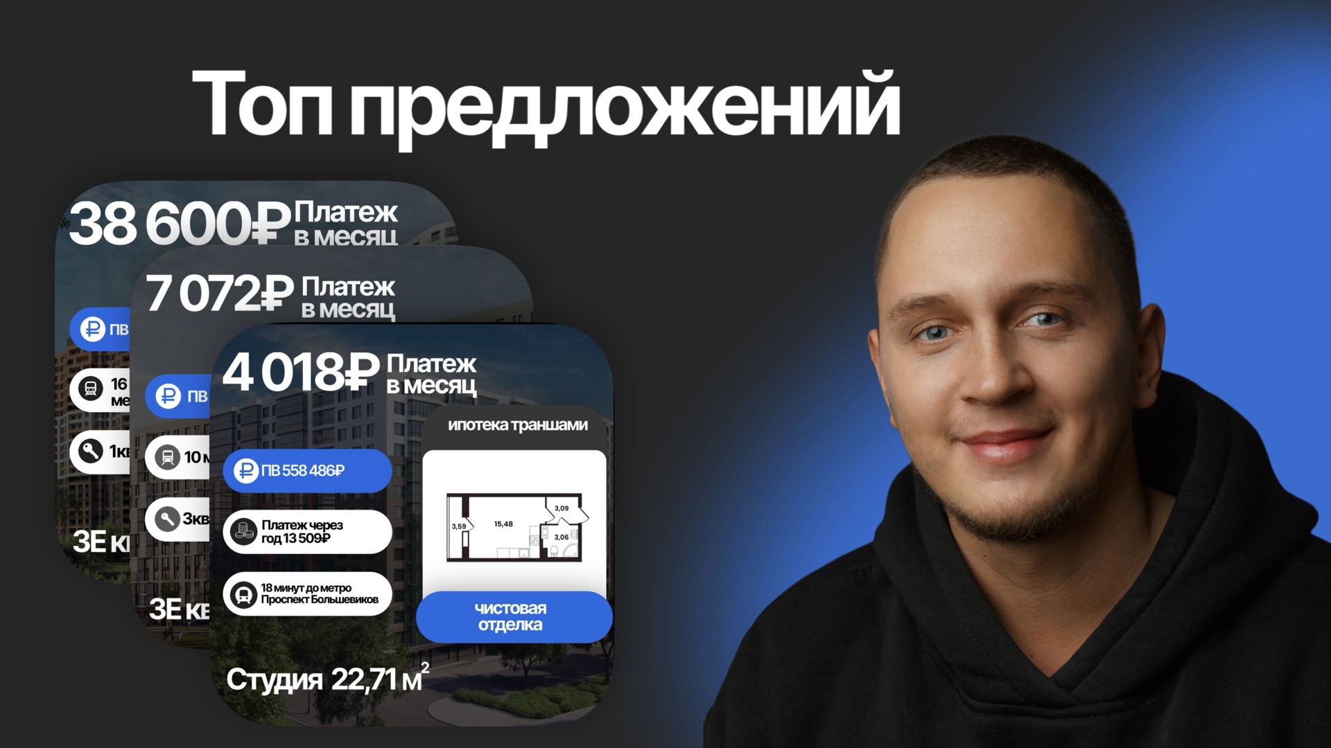 Подборка предложений по квартирам в СПб за май. Часть 4